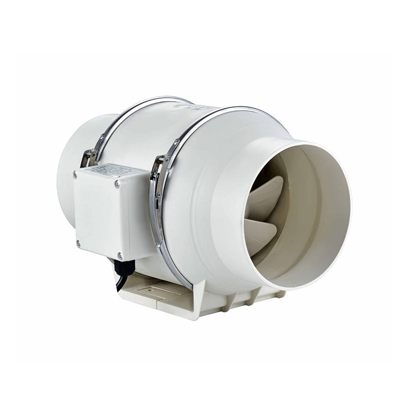 Круглый трубный вентилятор серии HF с пластиковым корпусом и внешним ротором